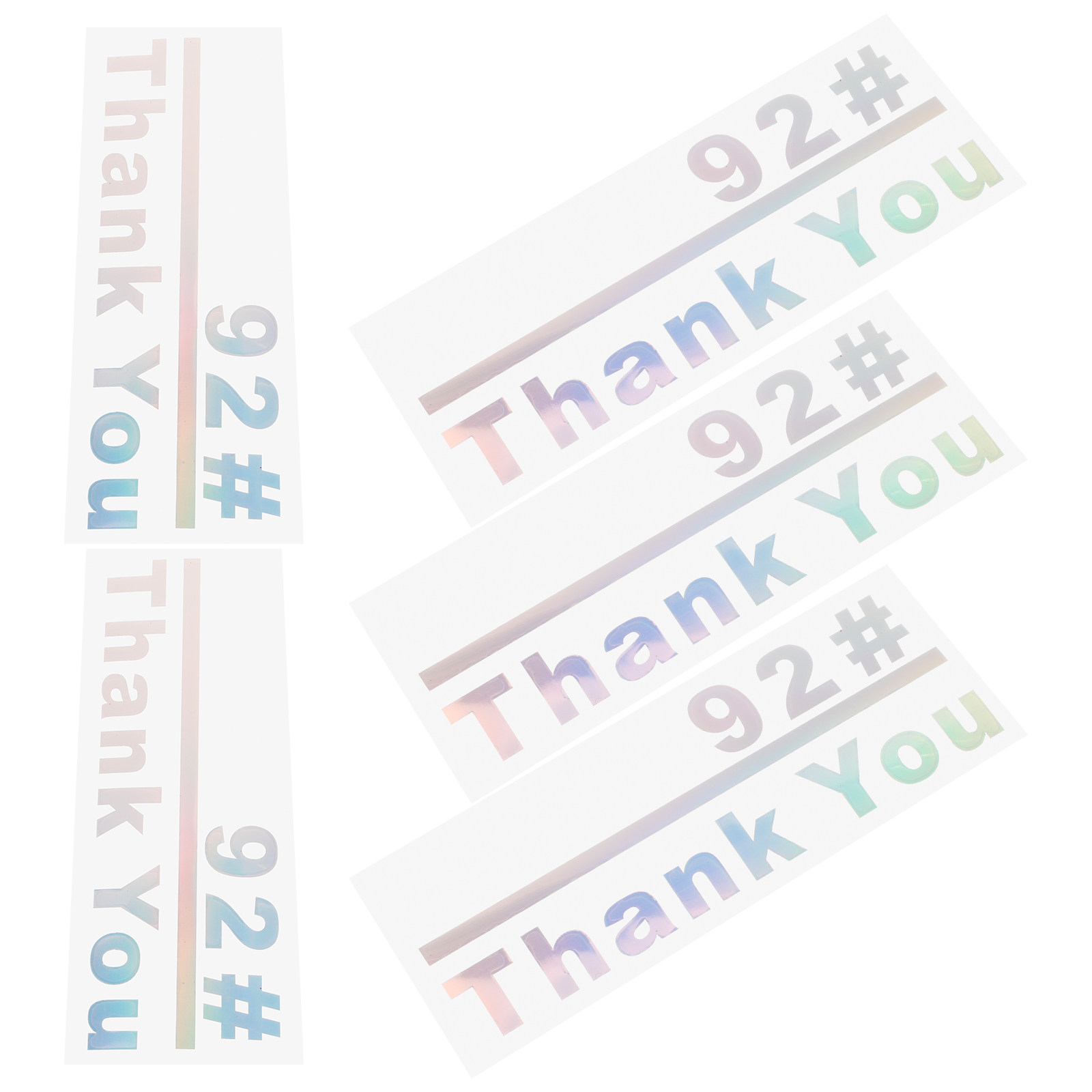 Car Accessories Racing - 5 Pcs Decals for Vehicles Car