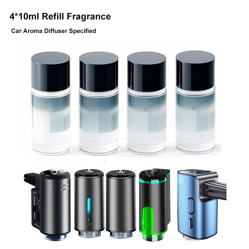 Car Air Freshener Vent - 10ml Refill Essential Oil for Car