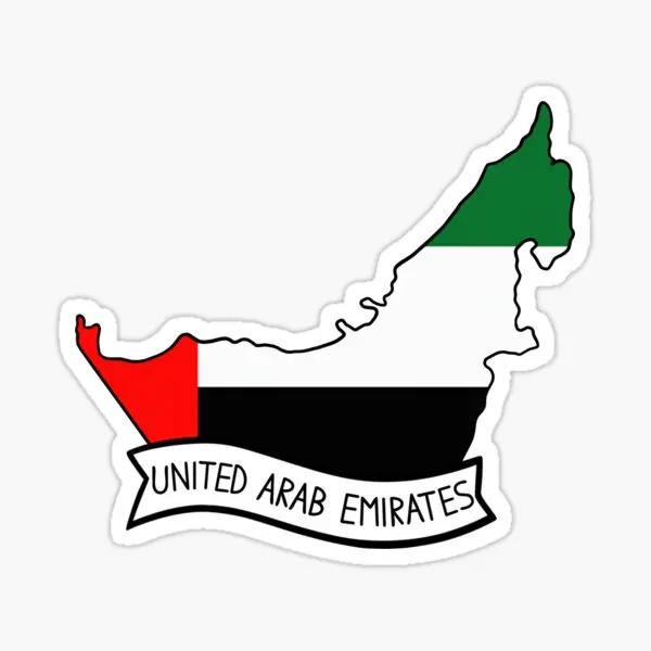 Car Accessories Uae - United Arab Emirates UAE Flag Map