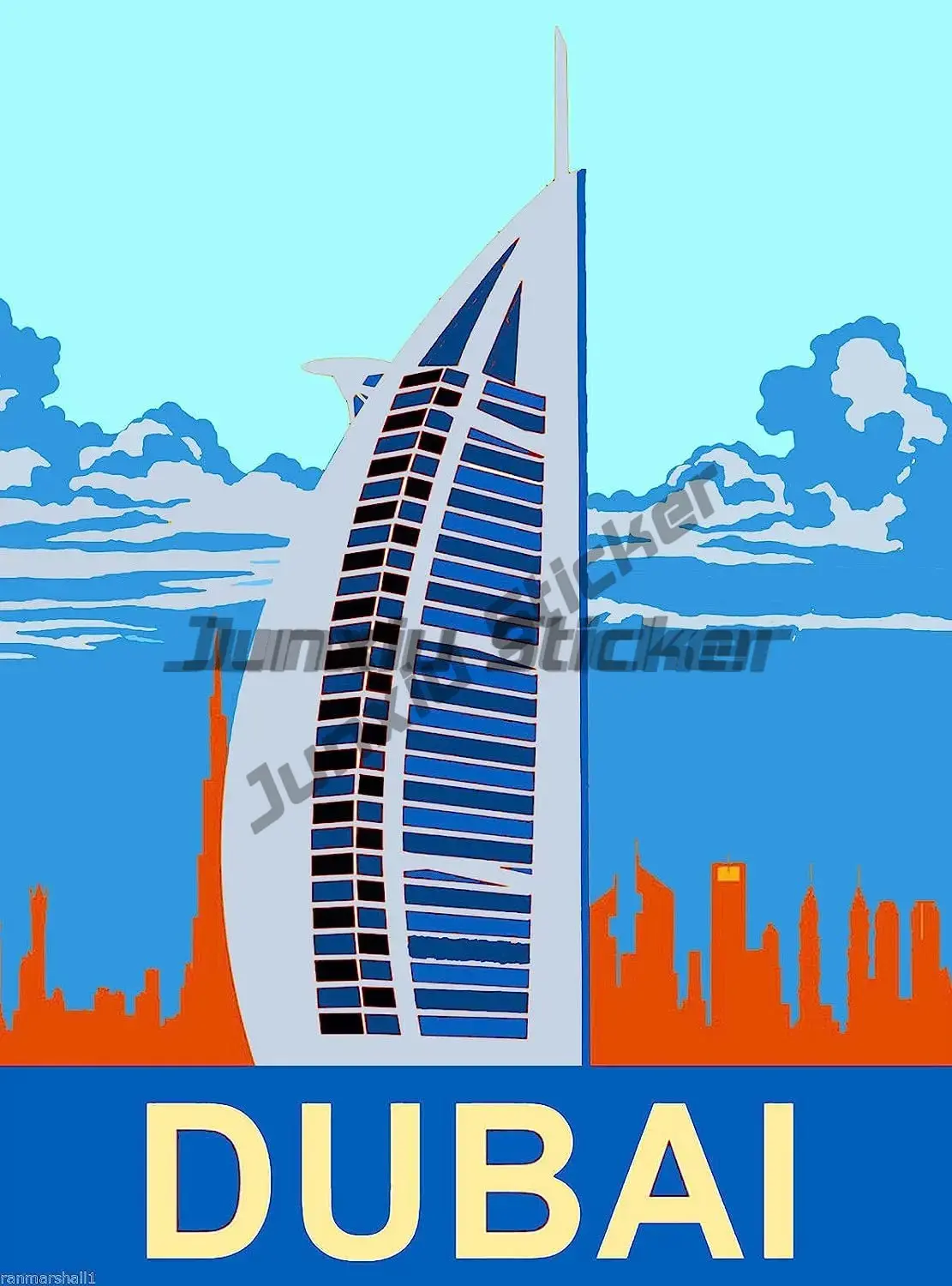 Car Accessories Uae - UAE Dubai National Flag Car Stickers