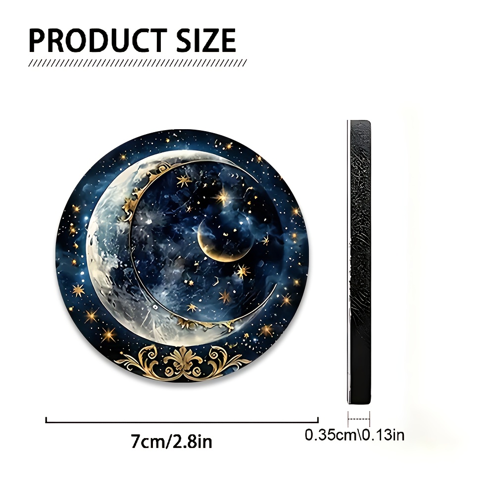 2pcs Starry Night Moon Car Cup - огляд і ціна Car Accessories For Women