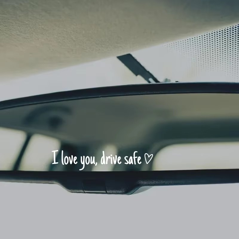 I Love You Rearview Mirror Dec - огляд і ціна Car Accessories For Women