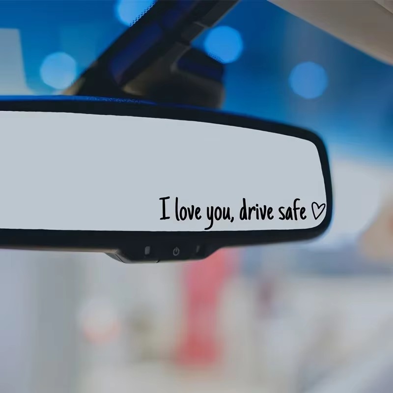 I Love You Rearview Mirror Dec - огляд і ціна Car Accessories For Women