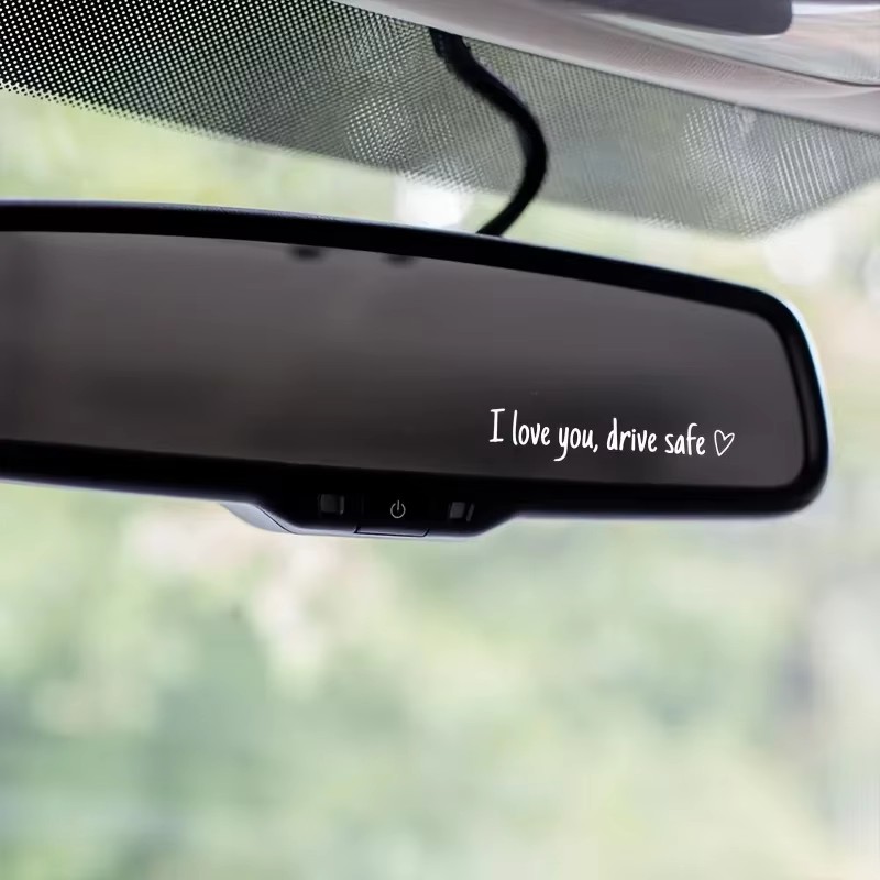 I Love You Rearview Mirror Dec - огляд і ціна Car Accessories For Women