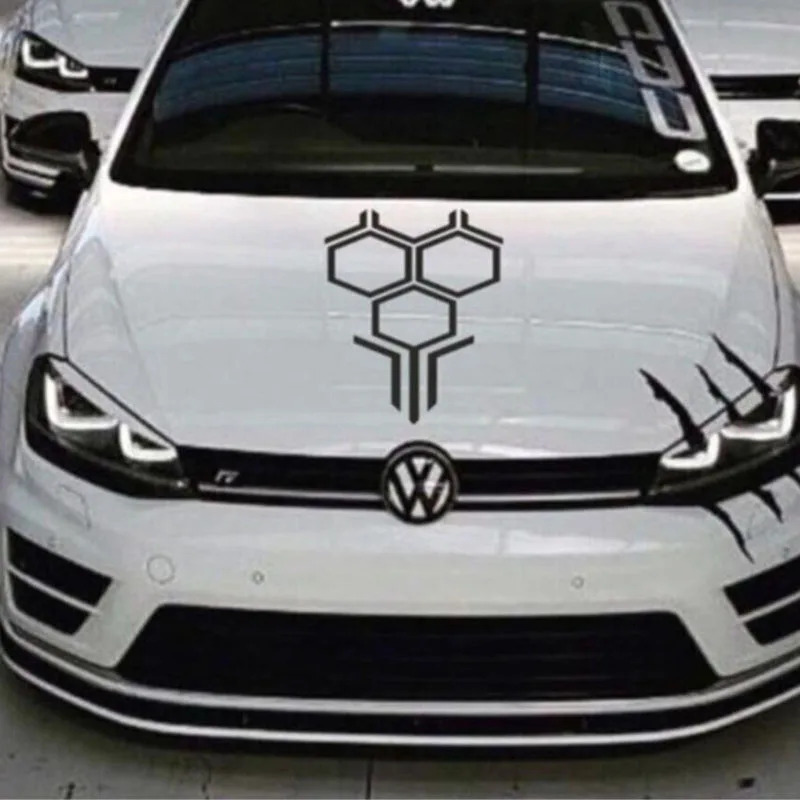 Honeycomb Upper Cowl Car Vinyl - огляд і ціна Car Accessories Racing