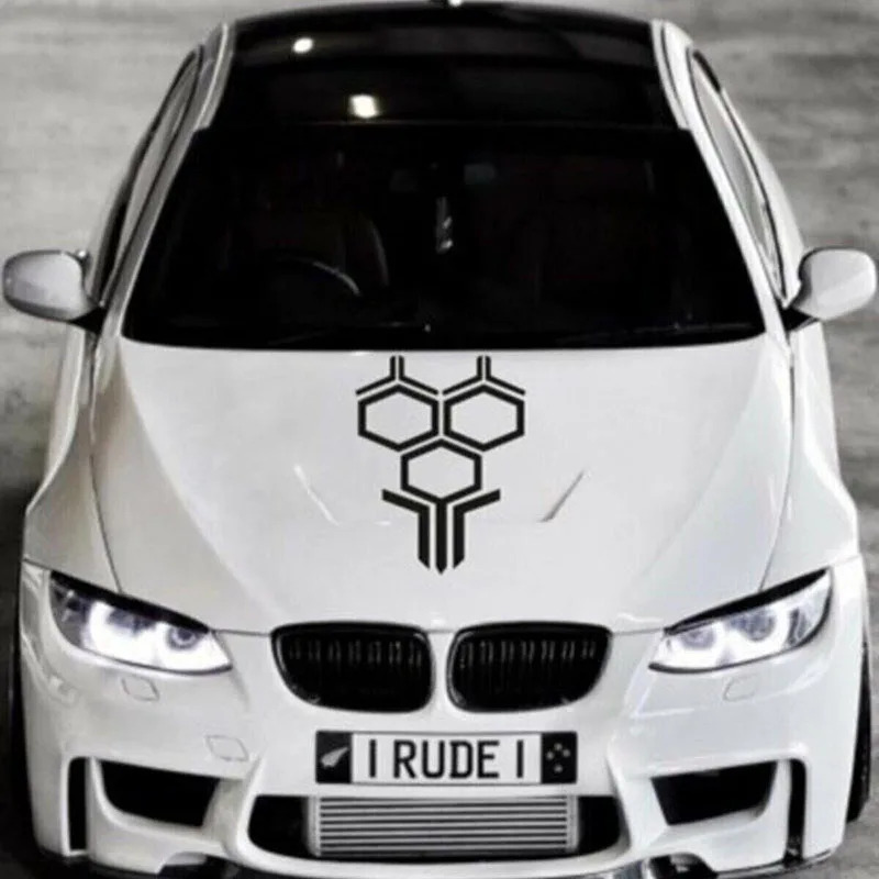 Honeycomb Upper Cowl Car Vinyl - огляд і ціна Car Accessories Racing