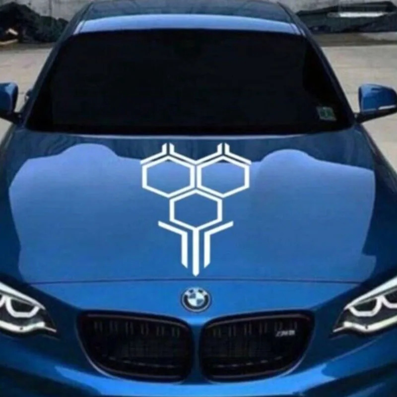Honeycomb Upper Cowl Car Vinyl - огляд і ціна Car Accessories Racing