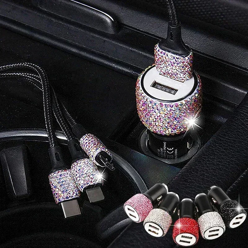 USB Car Charger 5V 2.1A Dual-P - огляд і ціна Car Accessories For Women