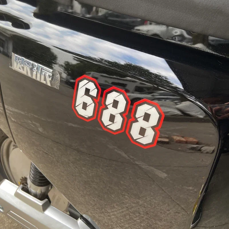 Car Sticker Racing Number 1 2  - огляд і ціна Car Accessories Racing