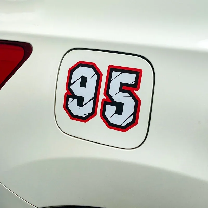 Car Sticker Racing Number 1 2  - огляд і ціна Car Accessories Racing