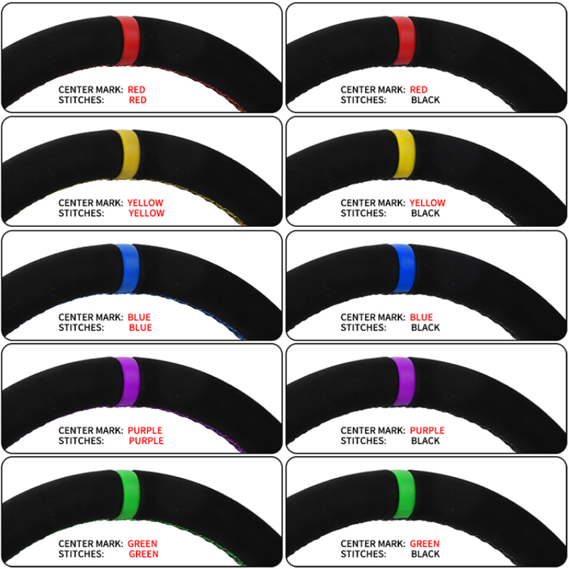 Suede Racing Steering Wheel Su - огляд і ціна Car Accessories Racing