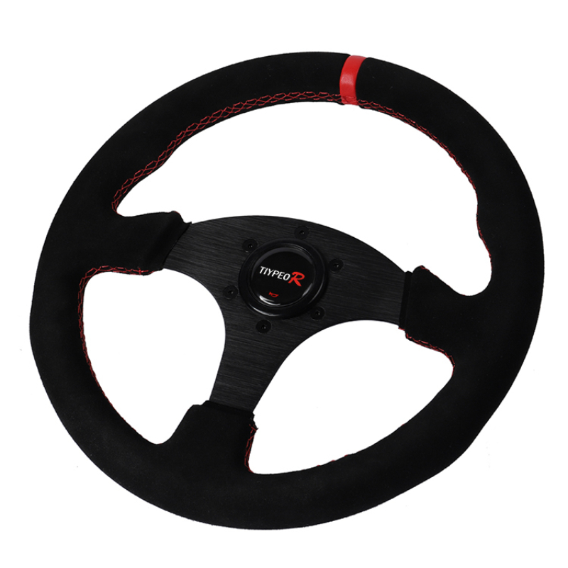 Suede Racing Steering Wheel Su - огляд і ціна Car Accessories Racing
