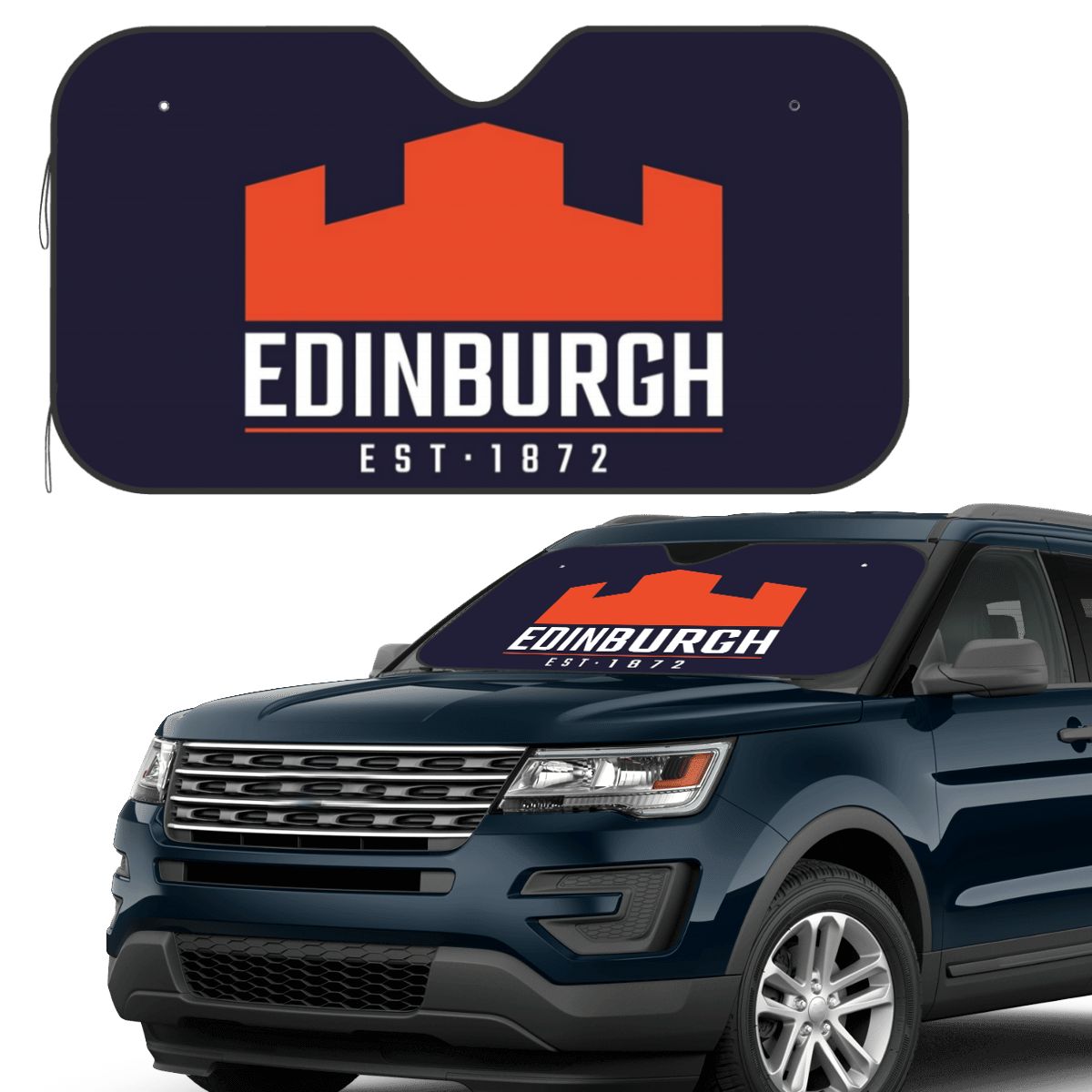 The Edinburgh Rugby Logo 2 Sun - огляд і ціна Car Accessories Edinburgh