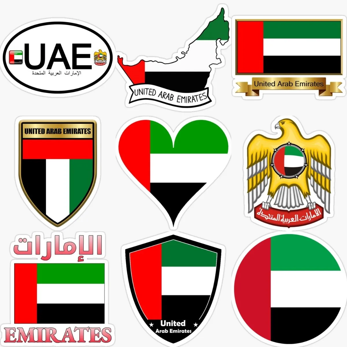 United Arab Emirates UAE Flag  - огляд і ціна Car Accessories Uae