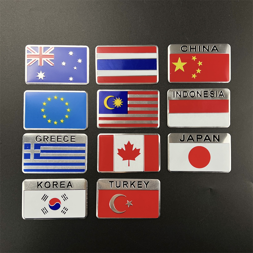 Aluminum Sticker National Flag - огляд і ціна Car Accessories Uae