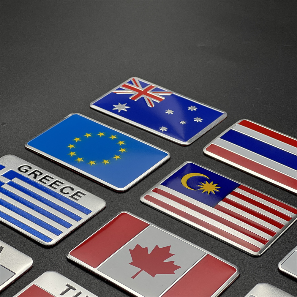 Aluminum Sticker National Flag - огляд і ціна Car Accessories Uae