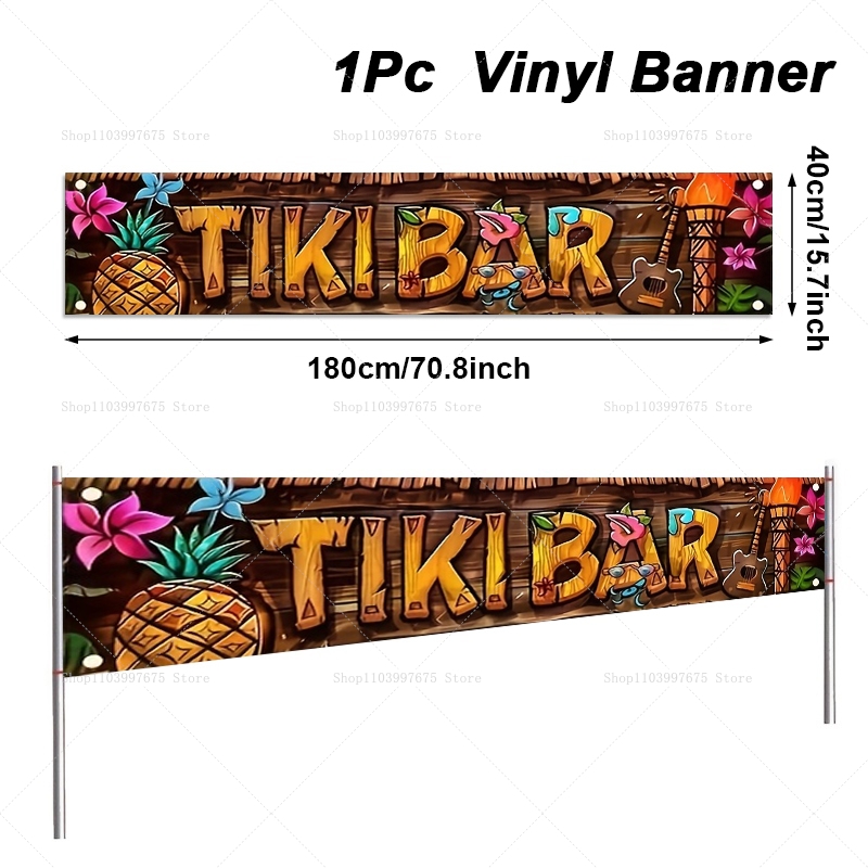 Tiki Bar Banner Tropical Hawai - огляд і ціна Car Accessories Nearby