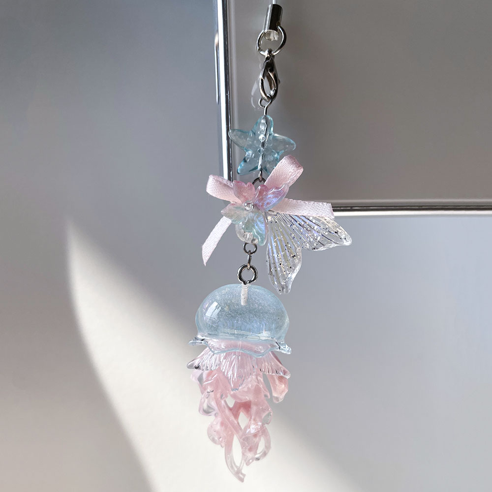 Blue Jellyfish Phone Chain Cha - огляд і ціна Car Accessories Bangkok