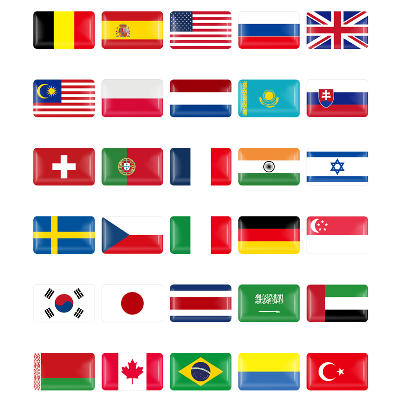 10/50PCS Portugal Belgium Swed - огляд і ціна Car Accessories Uae