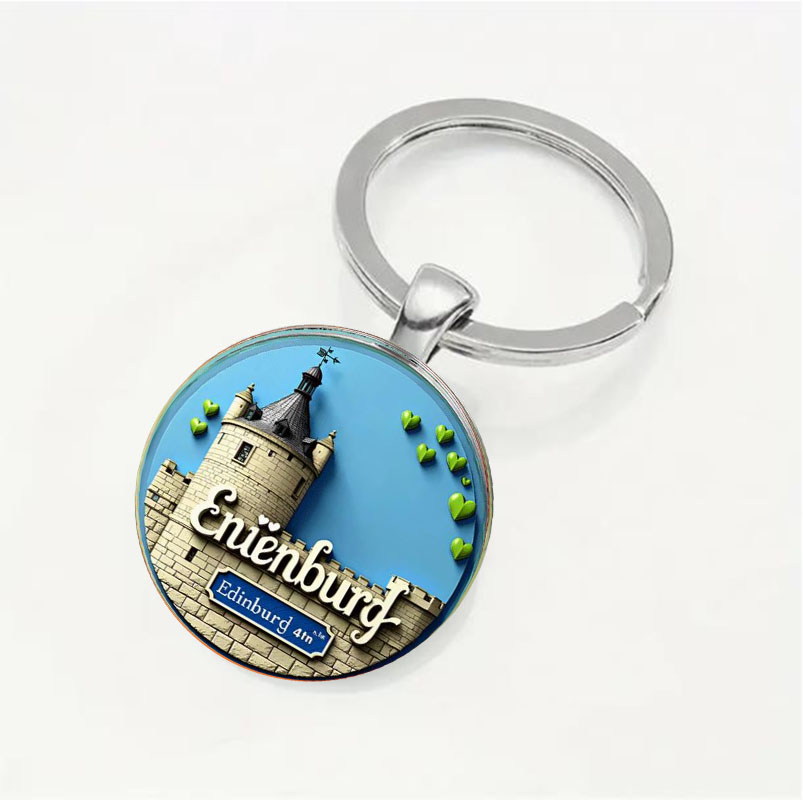 Round keychain, medieval style - огляд і ціна Car Accessories Edinburgh
